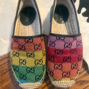 Gucci Rainbow espadrilles 37